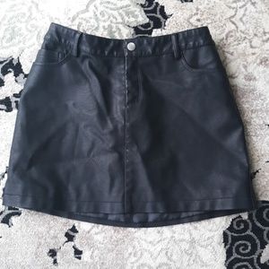 Forever 21 Faux-Leather Skirt